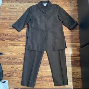 Alfani Brown Pant Suit